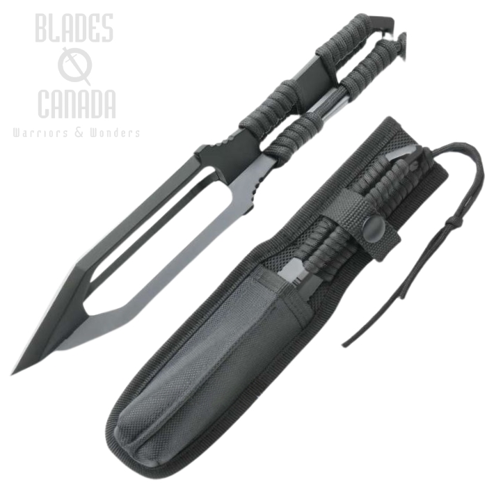 UC Black Ronin Tri-Edged Spear Head, Nylon Sheath, UC3356